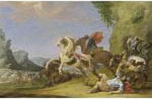 The Calling Of St. Paul by Simon Johannes van Douw