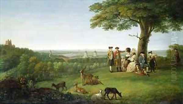 One Tree Hill Greenwich with London in the Distance - view 1