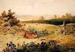 Hare in a Landscape