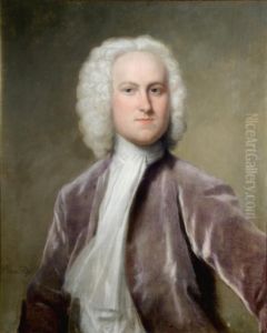 Portrait Of A Gentleman by Philip Le Petit Van Dyk
