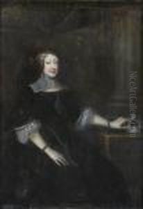 Portrait Presume D'anne D'autriche by Justus van Egmont