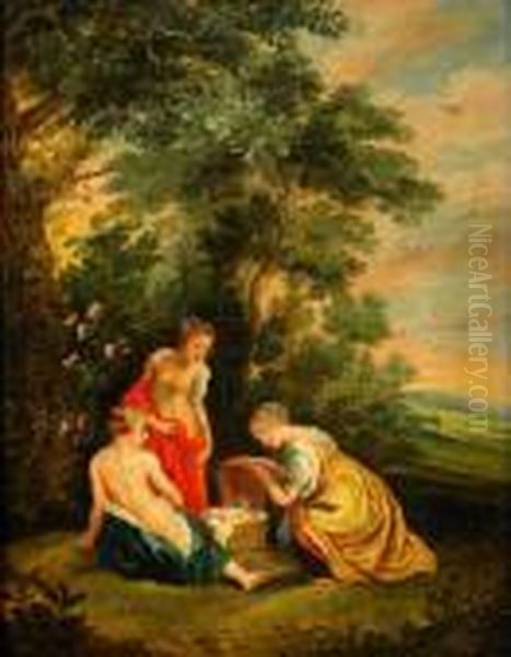 Moses Raddad Av Faraos Dotter - view 1
