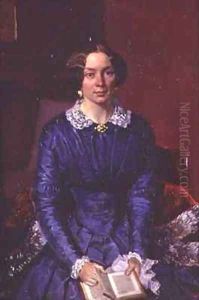 Portrait of Elizaveta Petrovna Zhdanova 1818-55 by Pavel Andreevich Fedotov