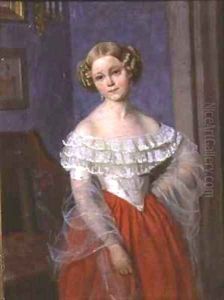 Portrait of Olga Ivanovna Demonkala by Pavel Andreevich Fedotov