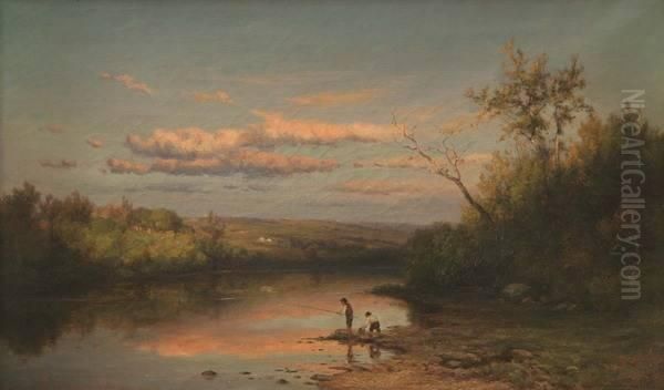 The Housatonic River, Near Milford, Connecticut - view 1