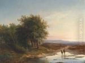 The Evening Stroll by Hendrik D. Kruseman Van Elten