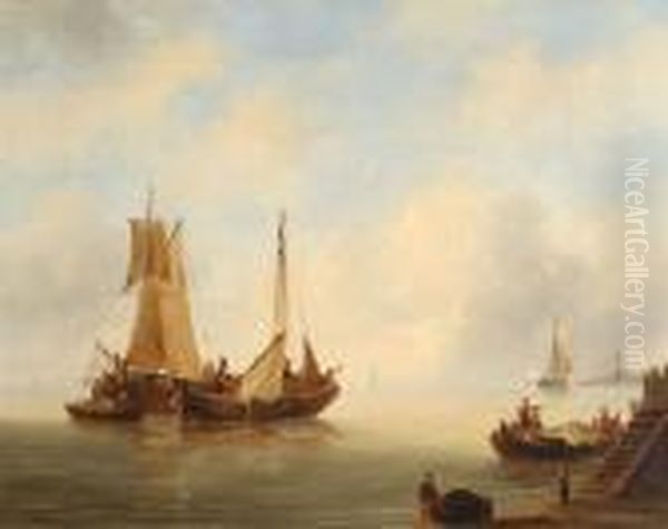 Ships In Calm Waters - view 1