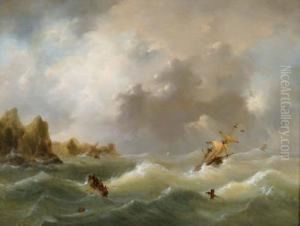 Ships In Distress by Govert Van Emmerik