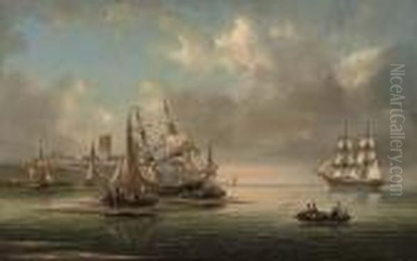A Seascape With Shipping Off The Coast - view 1