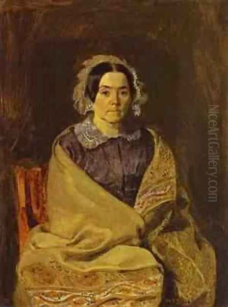 Portrait Of N P Chernyshova 1846-47 - view 1