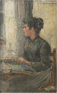 Lace Maker by Louis Van Engelen