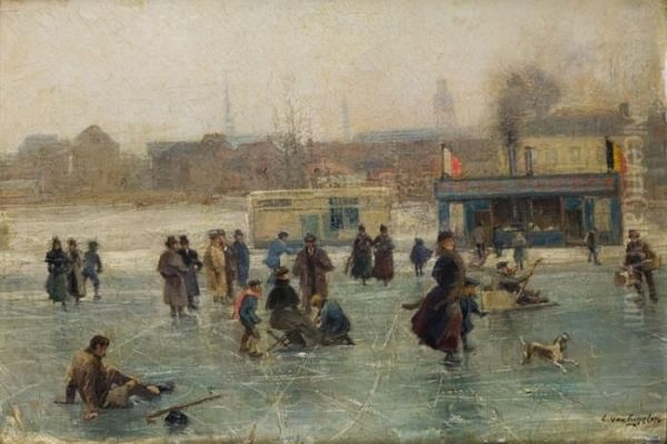 Patineurs Sur L'escaut - view 1