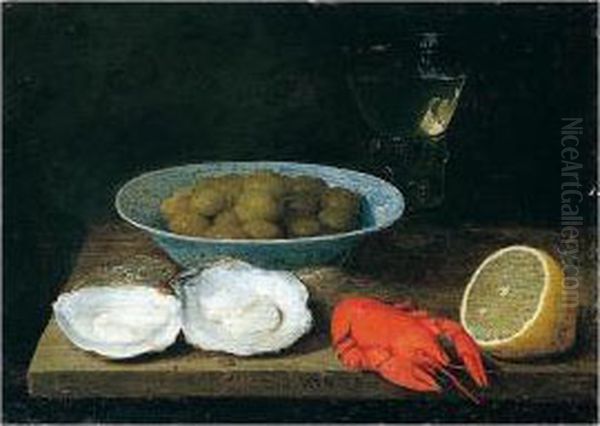 Signed Lower Centre, On The Edge Of The Table: Iacob - view 1