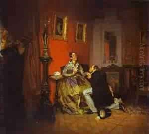 Difficult Bride 1847 by Pavel Andreevich Fedotov