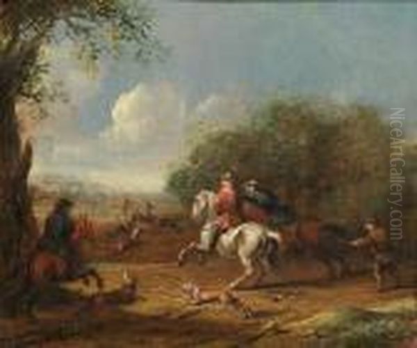 A Landscape With A Hunt - view 1