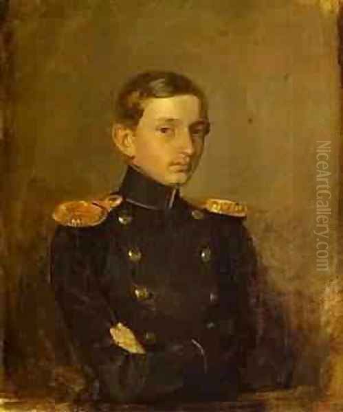 Portrait Of M P Zhdanovich 1846-47 - view 1