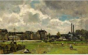 Het Oude Cricketveld Achter Het Rijksmuseum