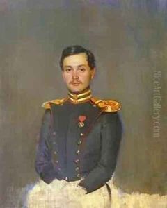 Portrait Of Second Captain Vannovsky 1849