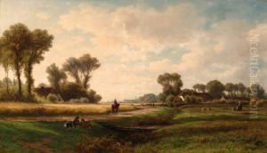 Figures In Alandscape by Adriaen van Everdingen