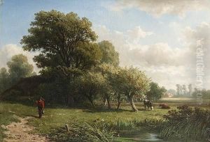 Landscape With A Figure On A Path Landscape With A Figure On A Path