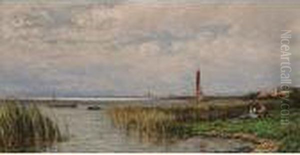 A View Of A Riverlandscape - view 1