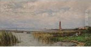 A View Of A Riverlandscape