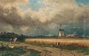 Windmill by Adriaen van Everdingen