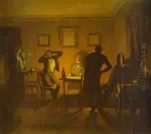 Gamblers 1852 by Pavel Andreevich Fedotov