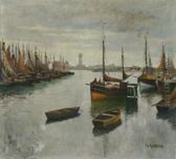 The Harbor Of Antwerp - view 1