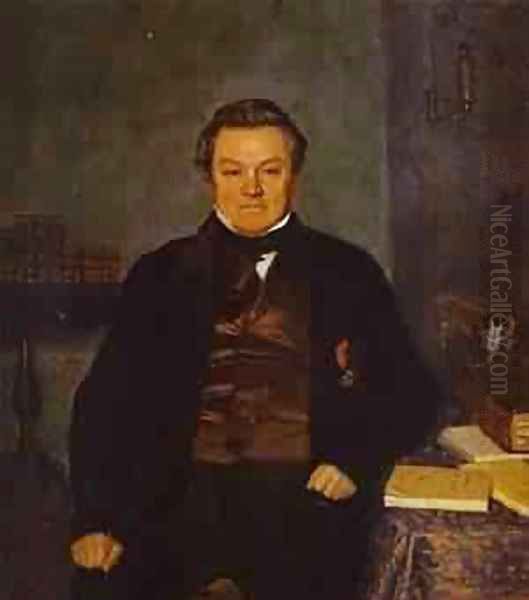 Portrait Of F Ye Yakovlev 1846-47 - view 1