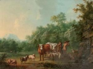 Peasants With Cattle