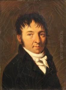 Portrait D'homme by Henri Nicolas Van Gorp