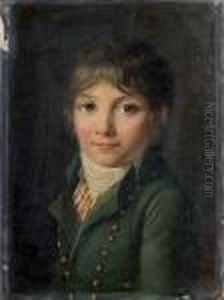Portrait De Jeune Garcon En Redingote Verte