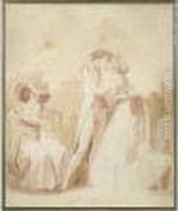 L' Etreinte. by Henri Nicolas Van Gorp