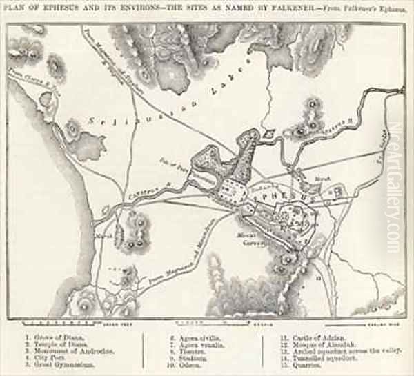 Plan of Ephesus and its Environs - view 1