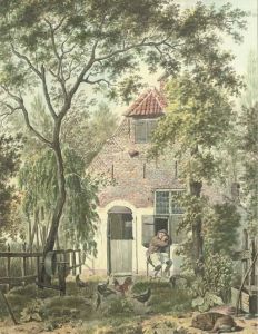 Bij Het Vossegat Buiten, Utrecht: Enjoying The Sunlight by George Harvey