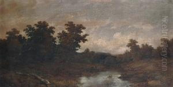 Wooded River Landscape - view 1
