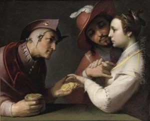 The Choice Between Young And Old by Cornelis Cornelisz Van Haarlem
