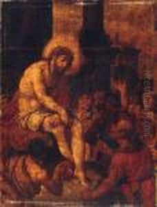 The Mocking Of Christ by Cornelis Cornelisz Van Haarlem