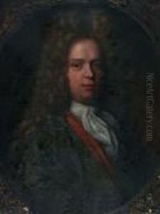 Portret Van Heer Met Pruik by Jan van Haensbergen