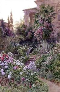 The Garden of an Italian Villa by Ludwig Hans Fischer