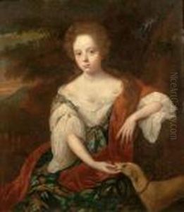 Portrait Of A Young Lady by Jan van Haensbergen