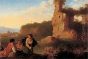 Le Repos Des Bergers Pres De Ruines Antiques