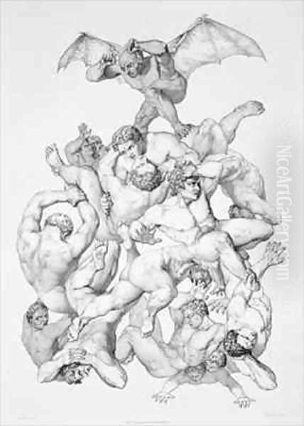 Beelzebub expels the Fallen Angels - view 1