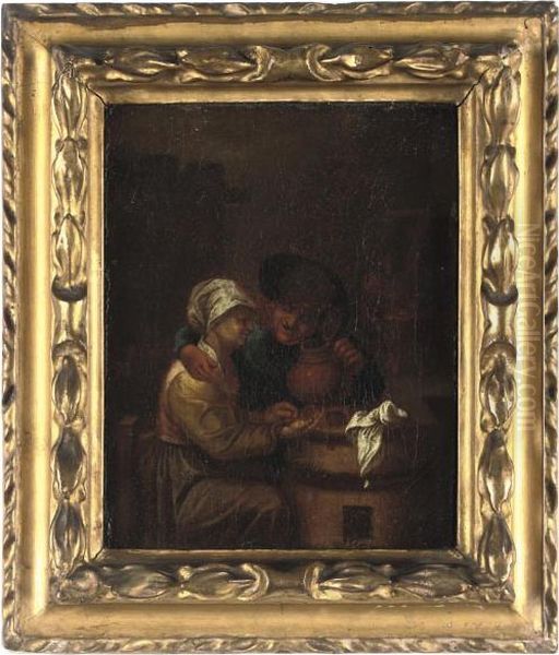 A Peasant And His Wife In A Tavern - view 1