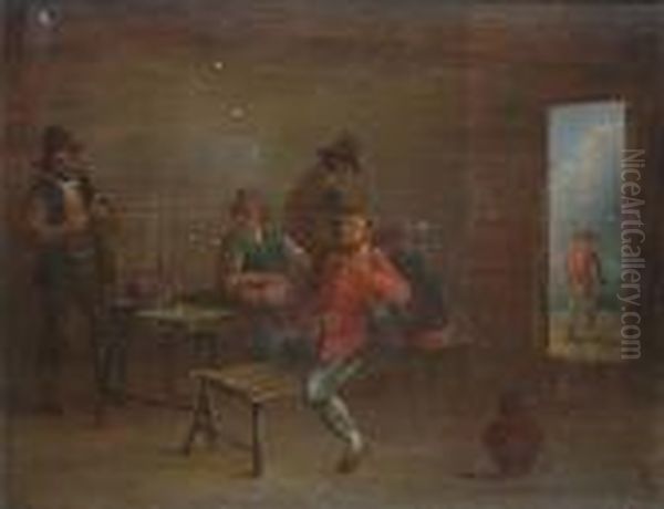 Figures In A Tavern. - view 1