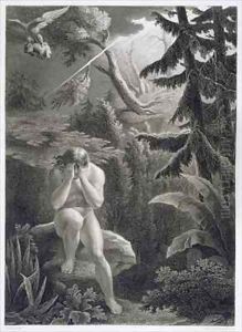 Adam lamenting his sinfulness by Flatters, Richard Edmond