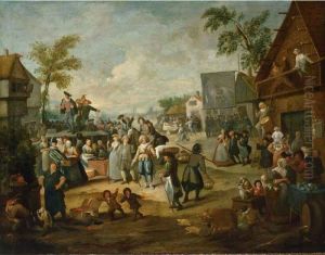 A Fair With A Quack Pulling Teeth In A Village