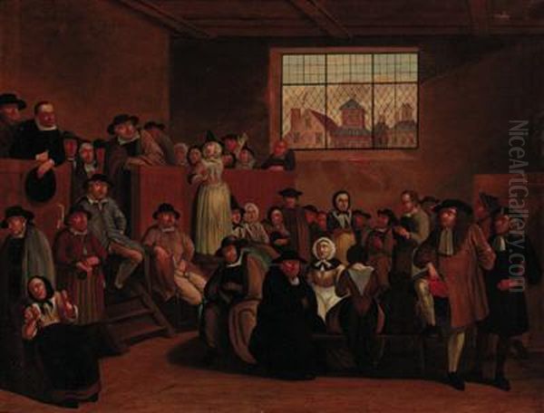 A Quaker Meeting - view 1