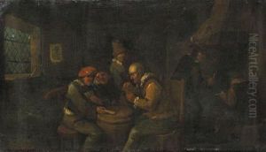 Boors by Egbert Van Heemskerck